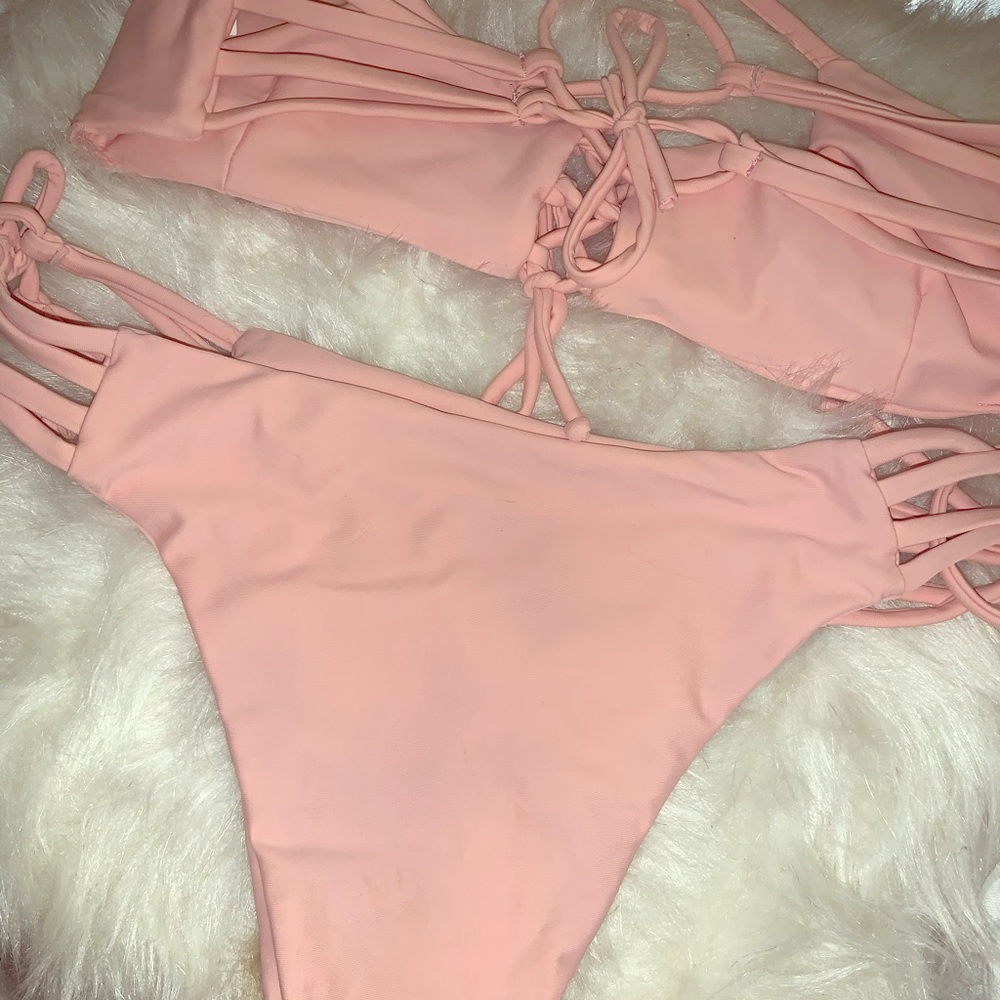 Light pink 2 piece bikini